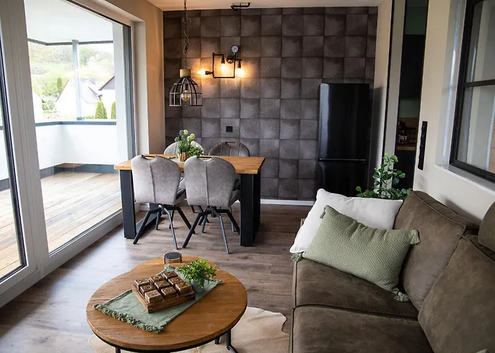 Penthouse Wohnung Mit Terrasse & Sauna - Wildecker Ferienbutze